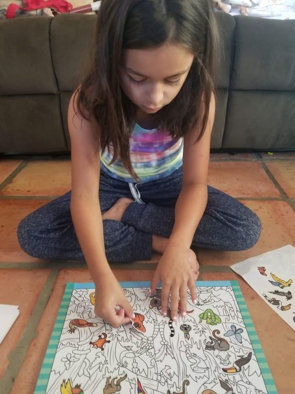 Keeping busy during quarantine.