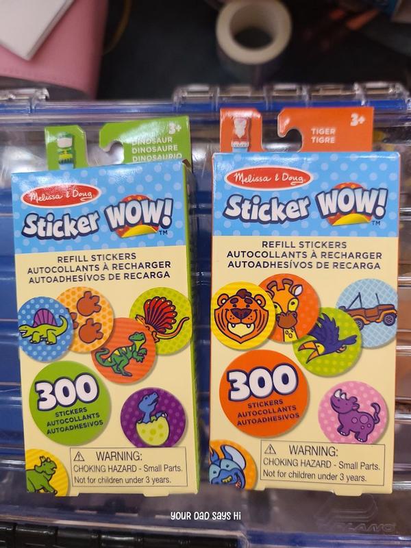 Melissa & Doug Sticker WOW!™ Refill Stickers – Tiger (Stickers Only, 300+)  