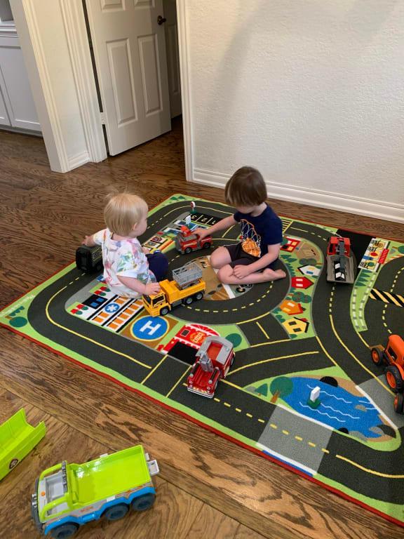 Boys and their Trucks!!