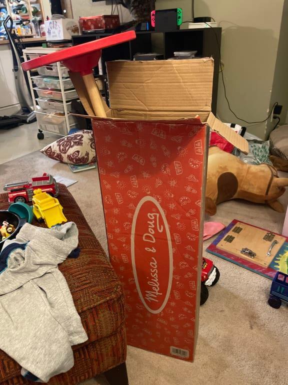 The storage stand doesn't break down for easy storage