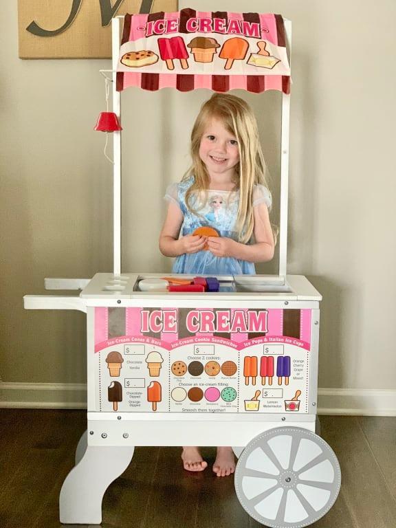 Melissa and doug food cart on sale