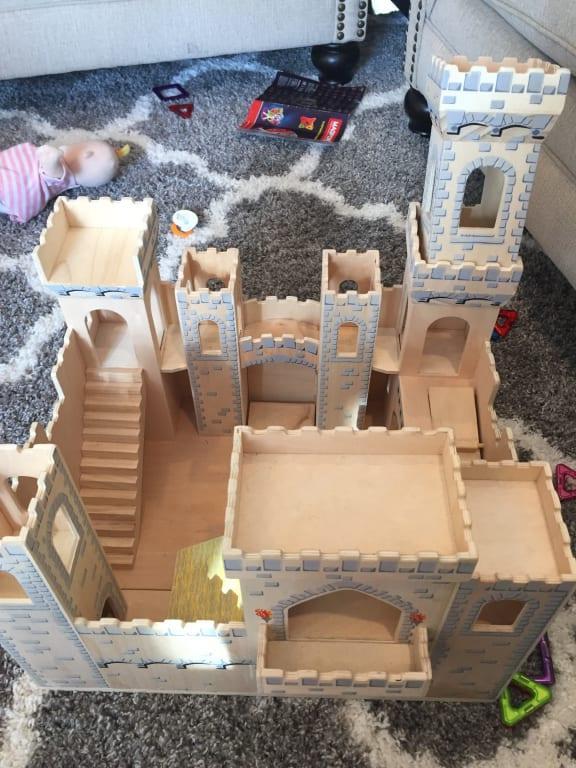 melissa and doug medieval castle 3d puzzle