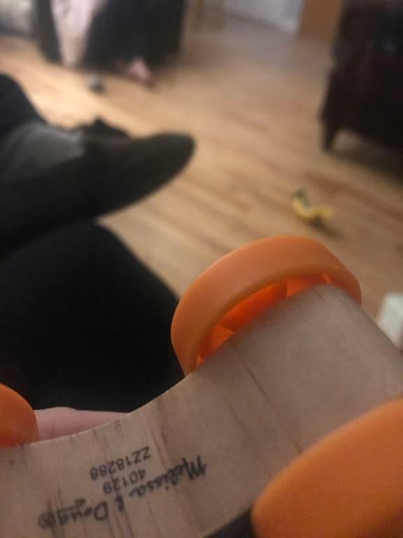 Small space for fingers to get stuck