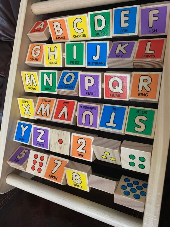 The entire S row is upside down. Makes it difficult to use as a teaching tool for the alphabet. Expected more from a Melissa and Doug product.