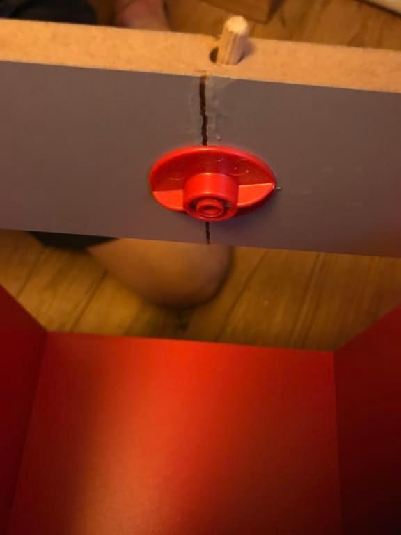 Stove piece broke in two