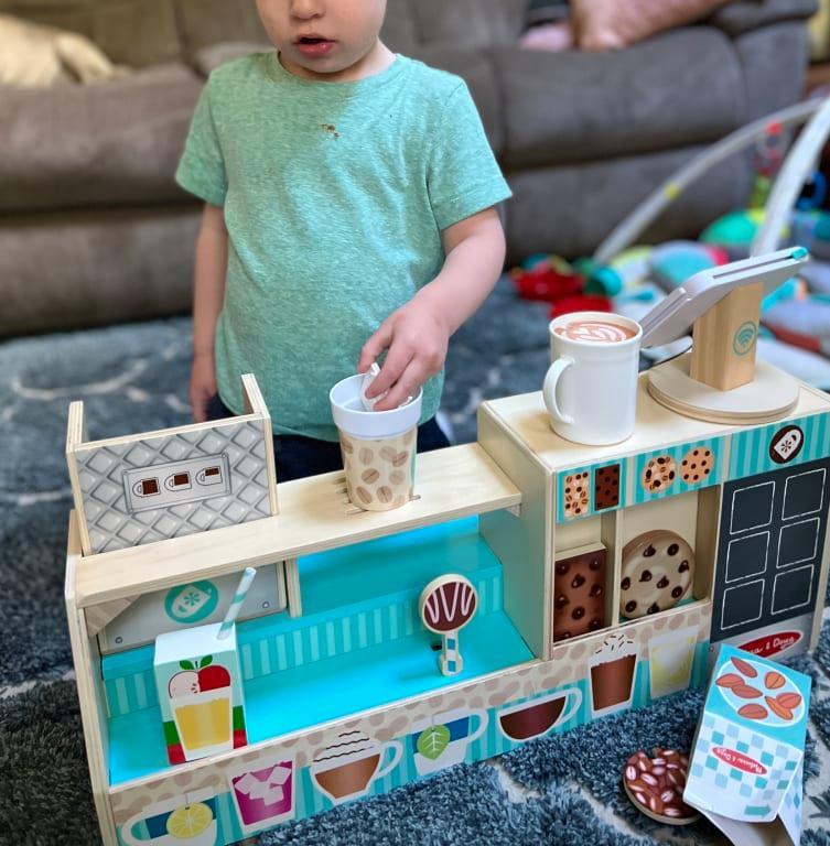 Little barista at work!
