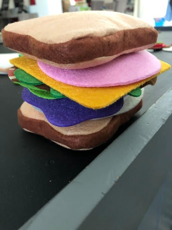 My dry sandwich, haha.