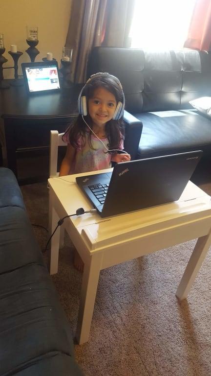 Naomi's Birthday gift from Grandma and Grandpa