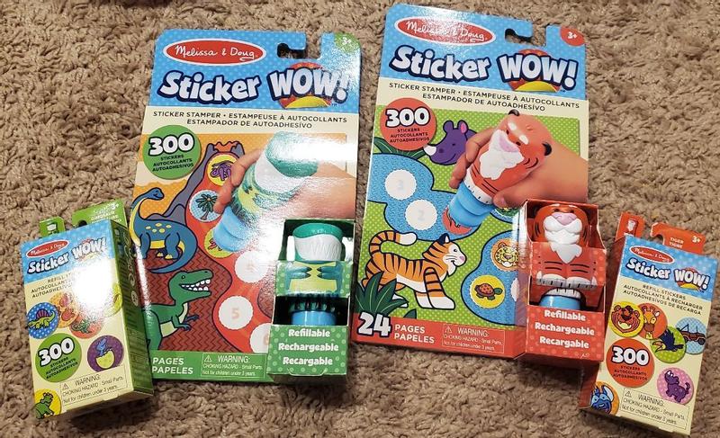 Melissa & Doug Sticker WOW!™ Refill Stickers – Dinosaur (Stickers Only,  300+) 