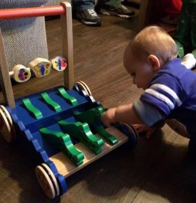 He really checked those gators out!