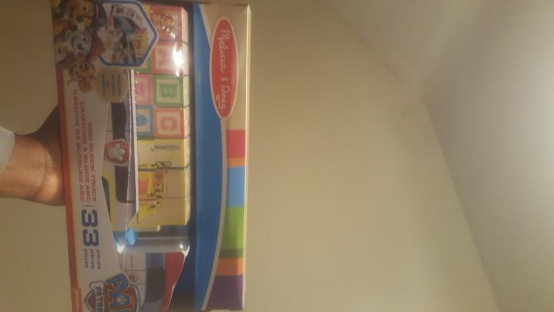 Paw Patrol Wooden ABC Block Truck