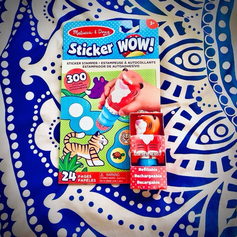 Sticker WOW!® Activity Pad & Sticker Stamper - Tiger