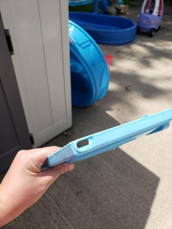Tab broke off door
