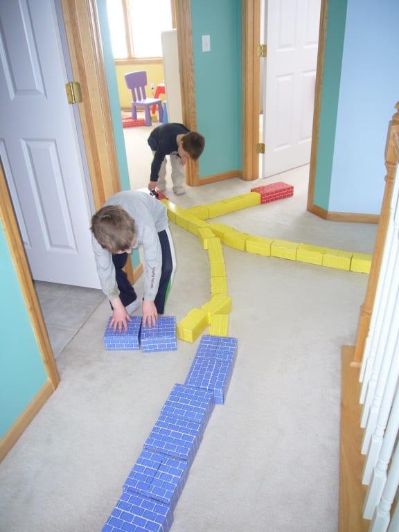 Don't just stack 'em, make roads with them