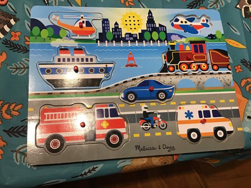 Melissa and Doug Vehicle Sound Puzzle