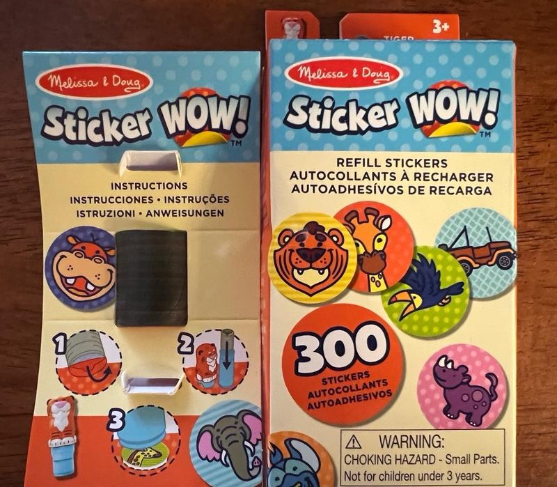 Melissa & Doug Sticker Wow! 300 Refill Stickers - Tiger 