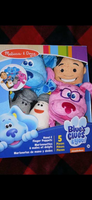 Melissa & Doug Blue's Clues & You Hand Finger Puppets