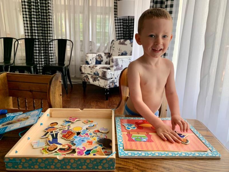 Using this game as an incentive during potty training!