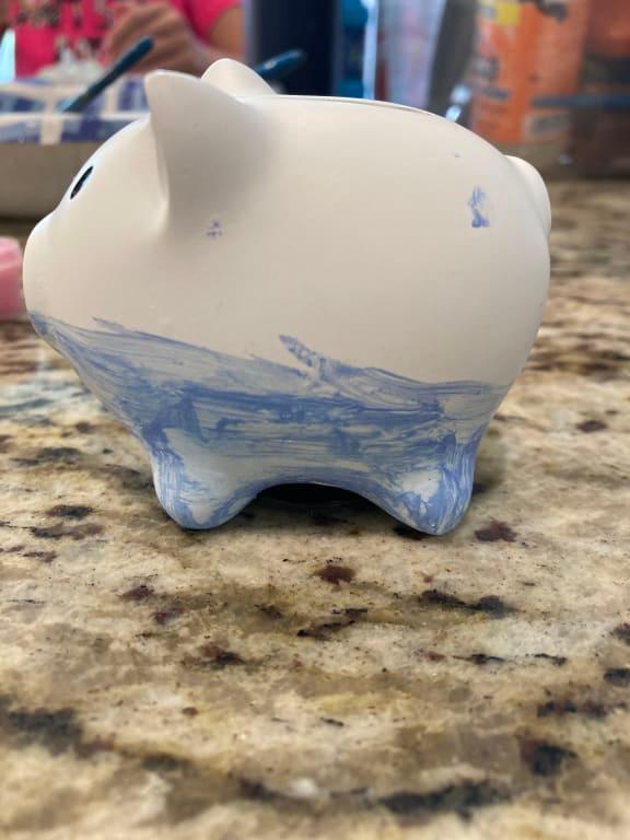 Gone Fishing Piggy Bank