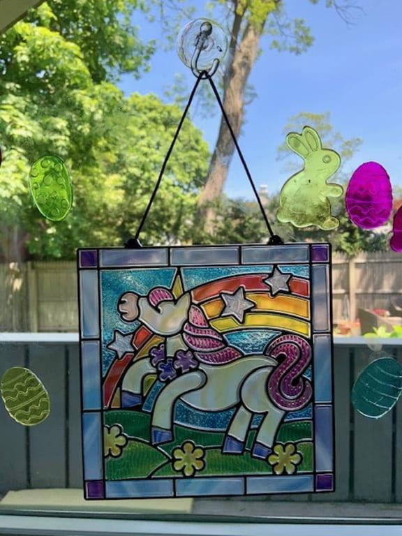 Unicorn and rainbow in the sunlight!!!