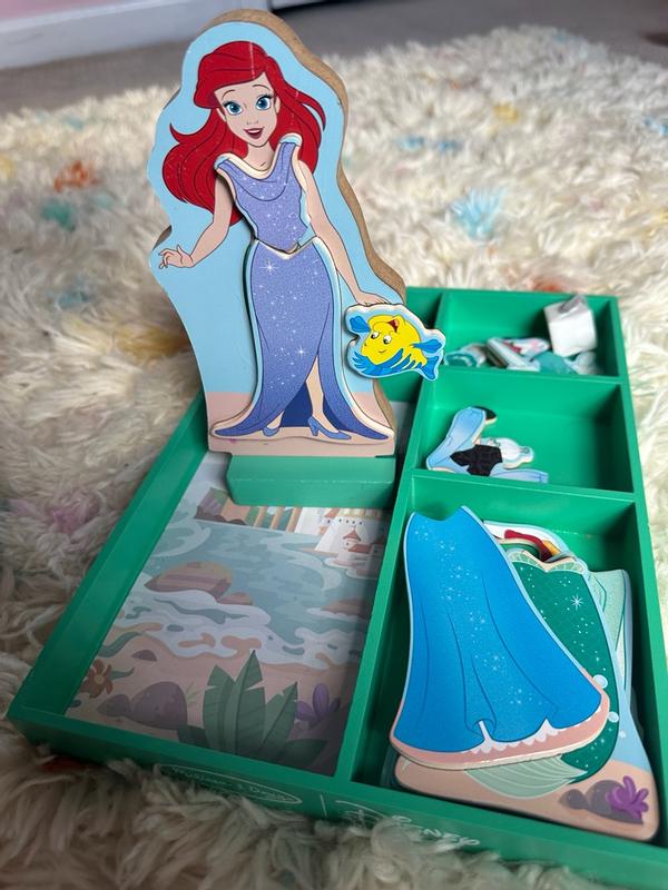 chinese dress ladies Disney Ariel Wooden Magnetic Dress-Up