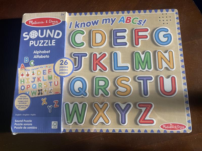 Alphabet sound puzzle hot sale melissa and doug