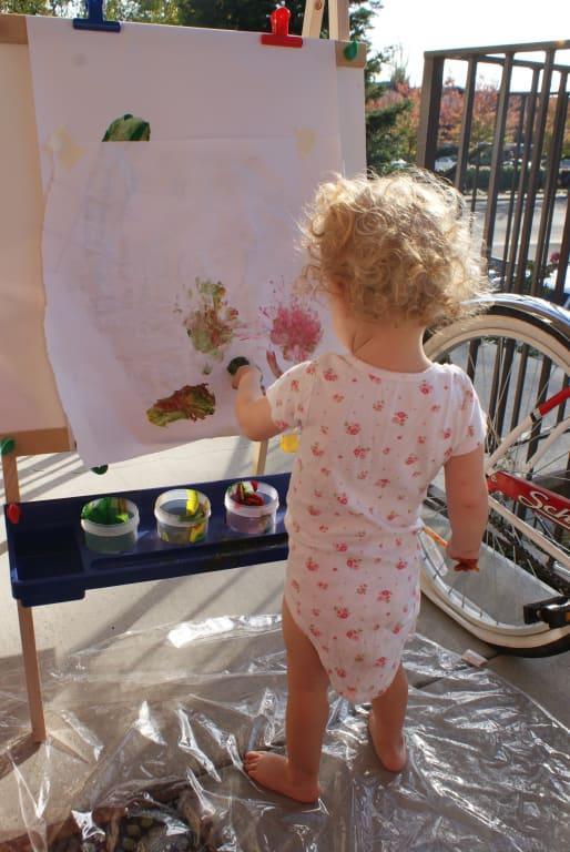 Re-using the paper for painting