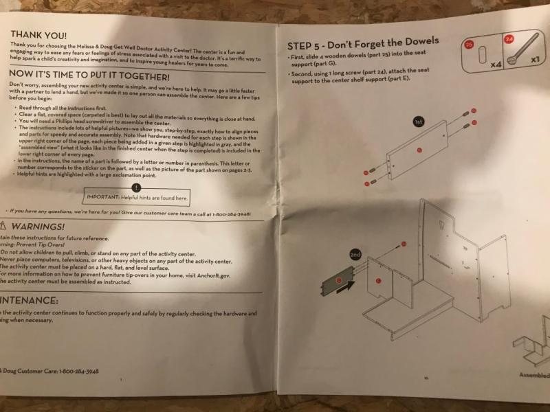 Starting at step 5. Ugh.