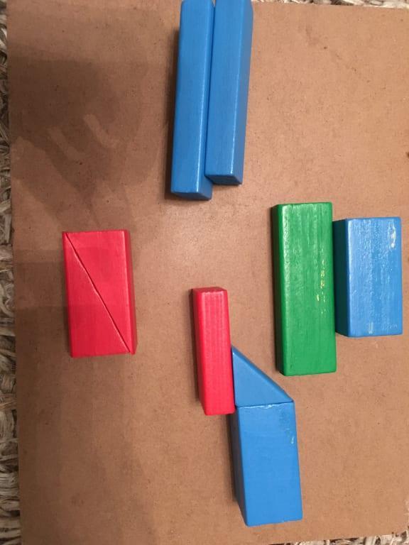 100 Piece Wood Blocks Set - Toy Box Michigan