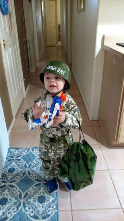 A soldier he will be