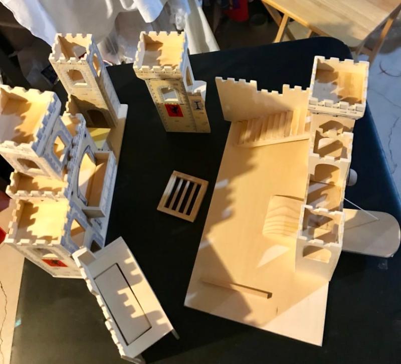 melissa and doug folding medieval castle