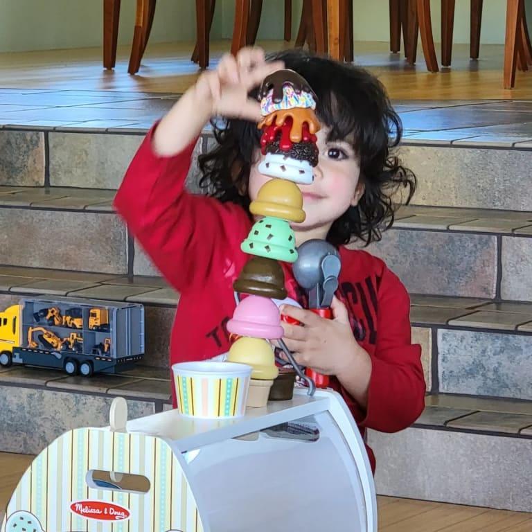 Just one scoop!