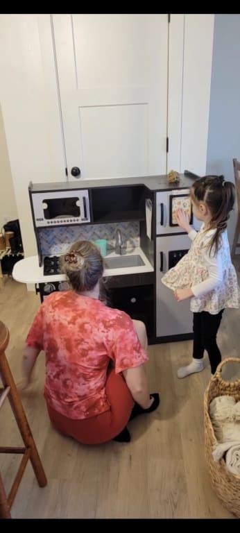 Both child and Mom were thrilled