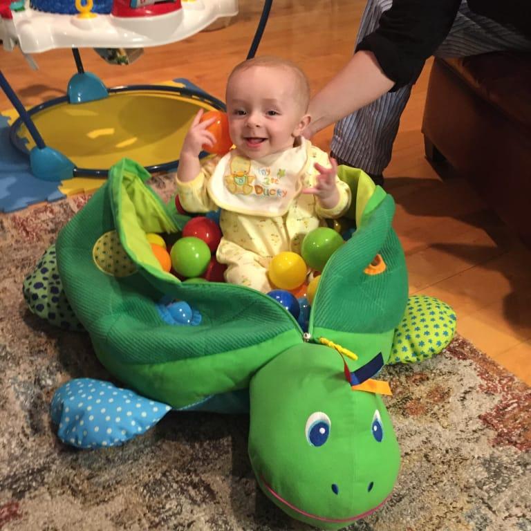 plush turtle ball pit