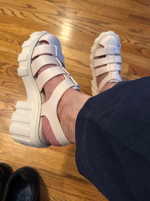 Customer photo for "Lovely Megan..my forever sandal."