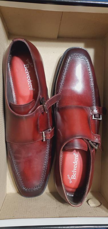 Belvedere Cambridge Double Monk Strap Dress Men's factory Shoes