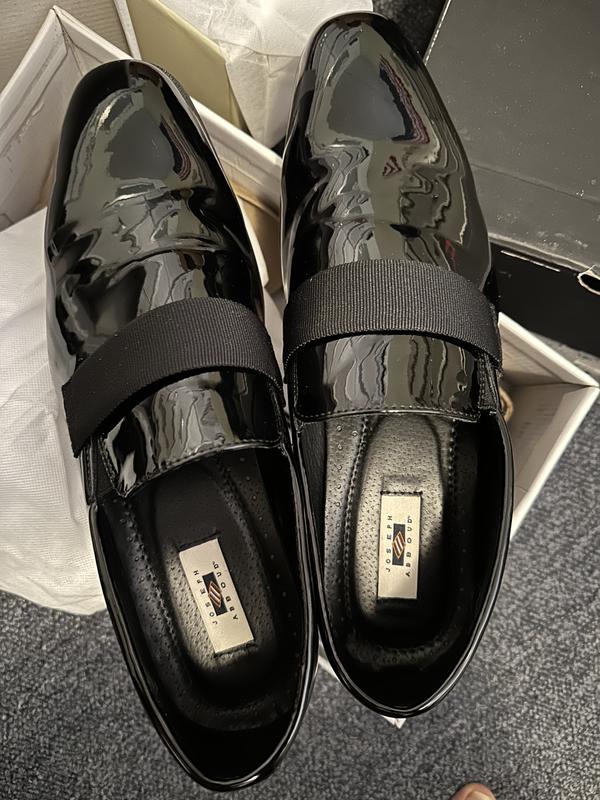 ACT シューズ EDVARD M SHOES(MEN) Joseph Abboud Soiree Patent Leather Formal Slip-on Shoes