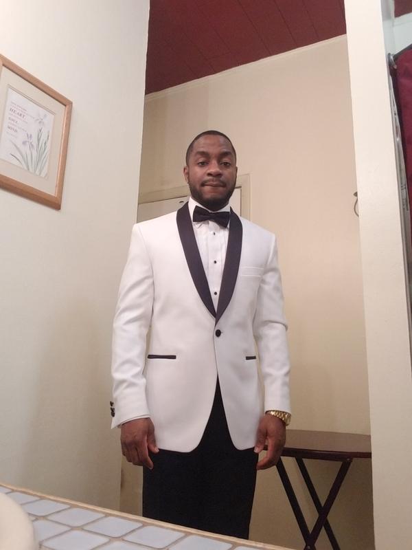 Egara white 2025 dinner jacket