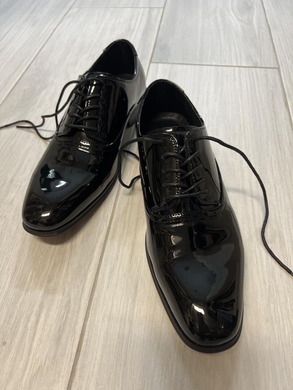 joseph abboud soiree patent leather dress shoes New Mens Joseph Abboud Soiree Patent Leather Lace Up Dress Shoes Sz 12 D