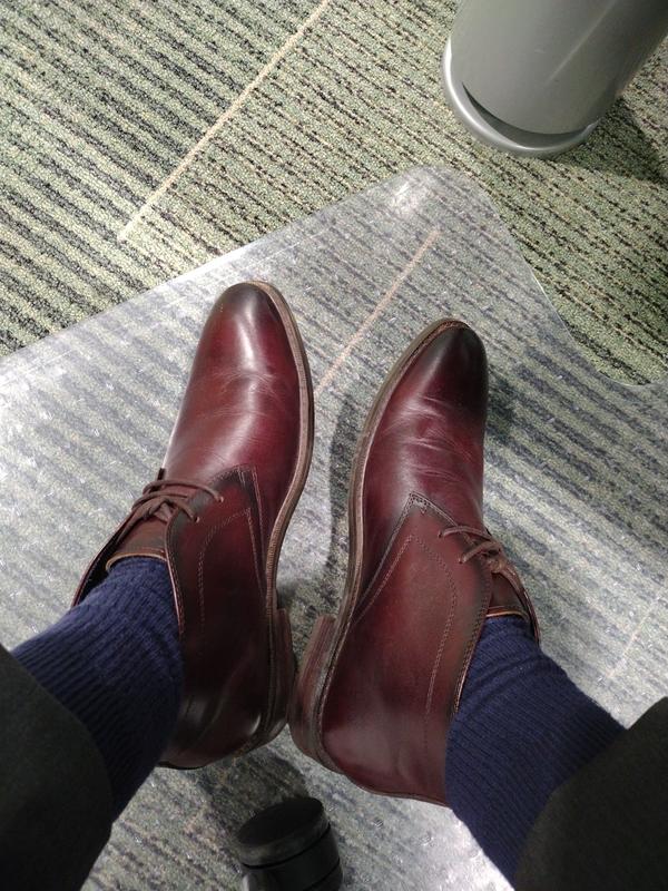 moretti burgundy chukka boots