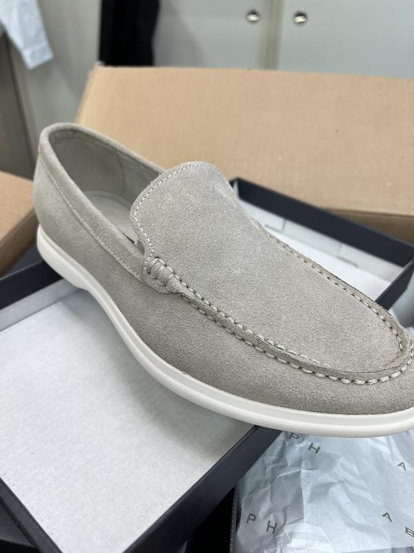 Joseph Abboud Suede Venetian Loafers, Navy - Blue - Size: 10  display picture 1