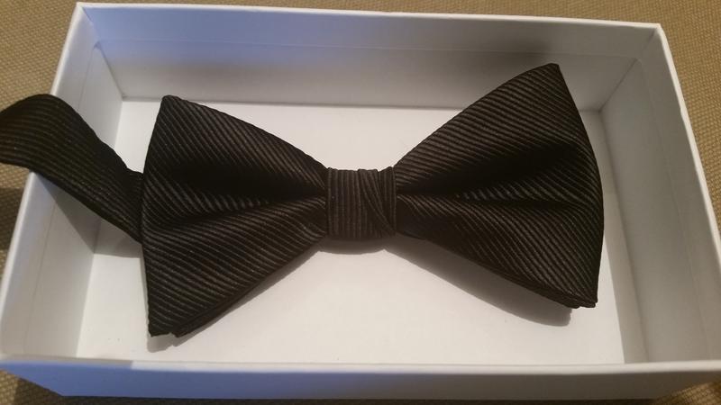 Calvin Klein Grosgrain Pre Tied Bow Tie Bow Ties Men s Wearhouse