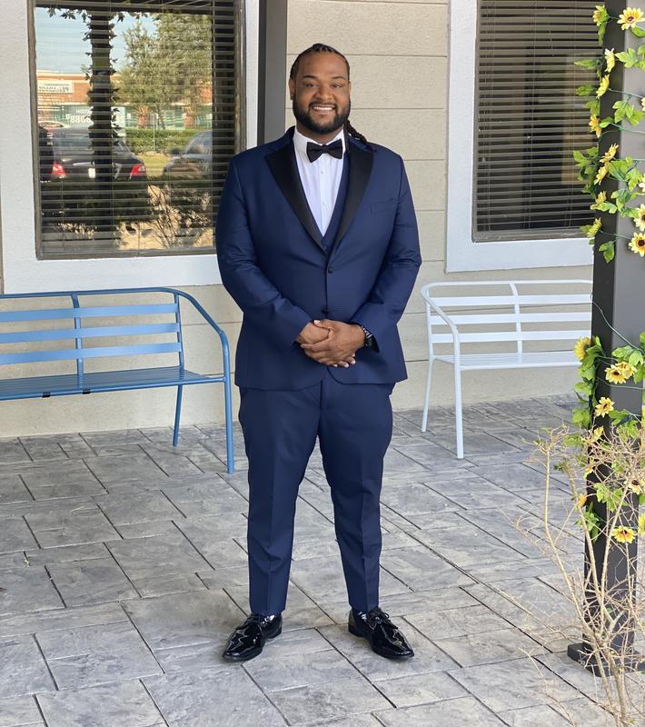 Men's Wearhouse Dark Blue Dinner Jacket Vera Wang Royal Blue