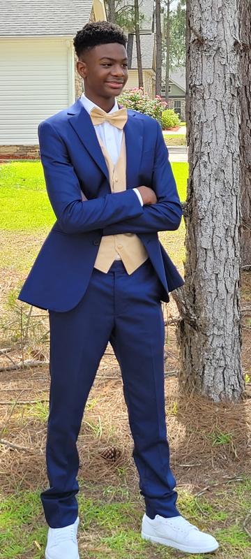 Men's wearhouse hotsell navy blue tux