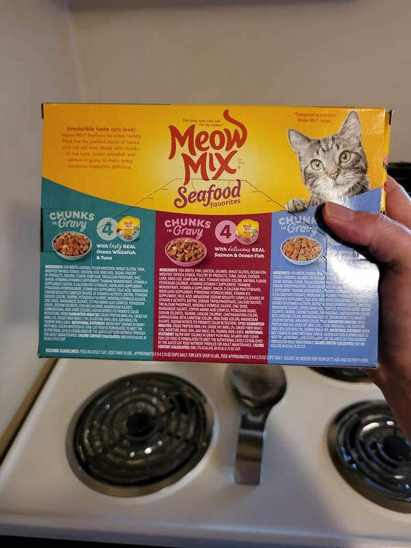 Meow mix savory on sale morsels wet cat food