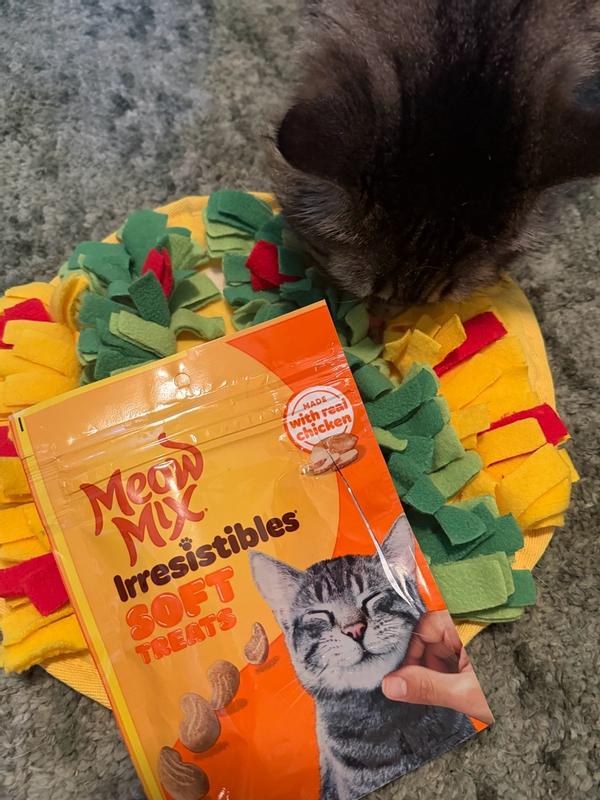 Meow Mix 12 oz Irresistibles Chicken Soft Cat Treats - 2927499049