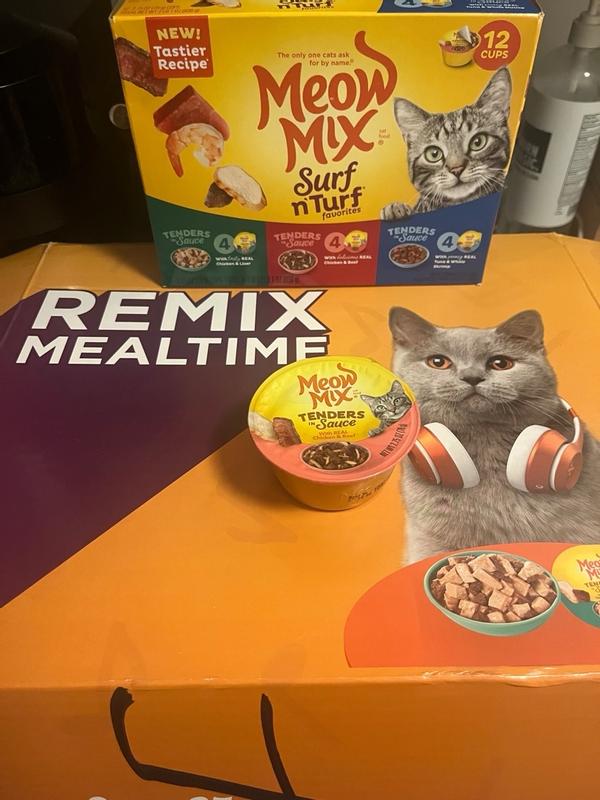 Meow mix wet outlet food ingredients