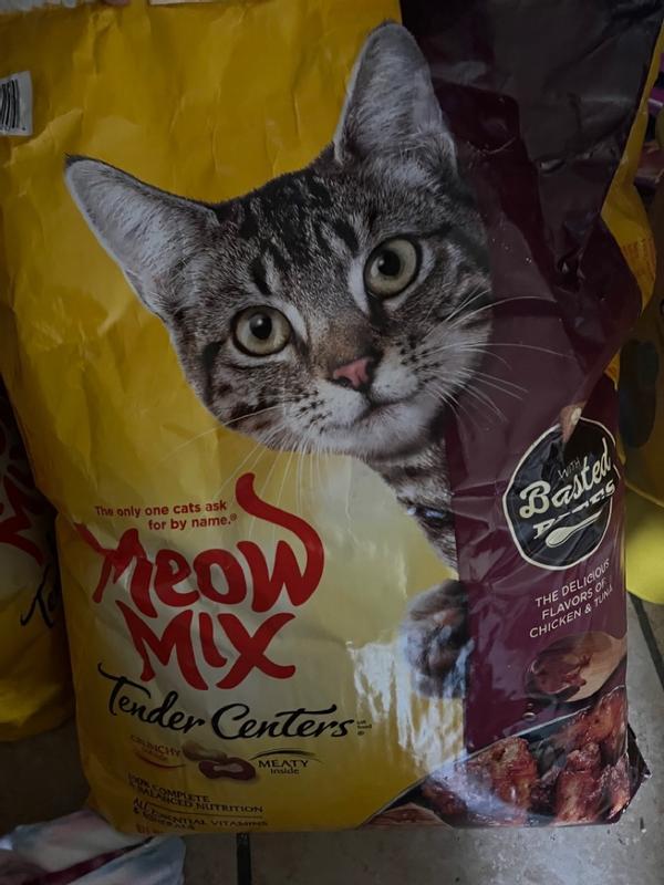 Meow Mix Cat Food, with Basted Bites, Chicken & Tuna