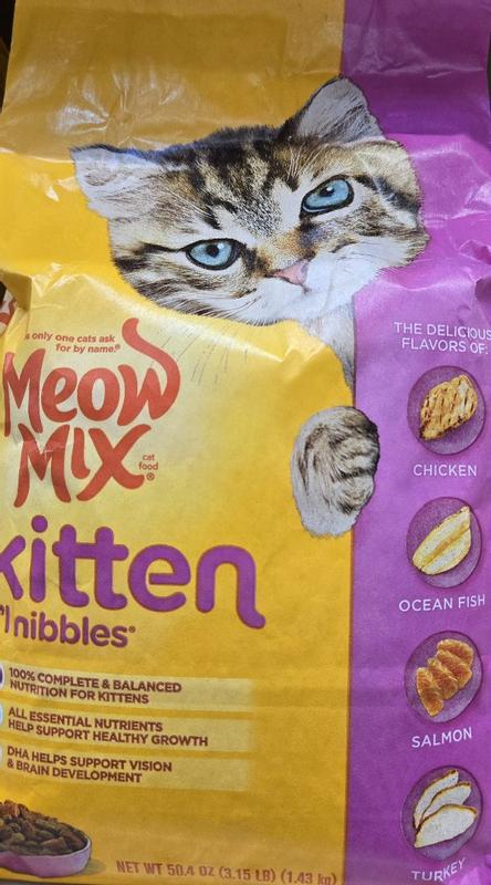 Meow Mix Li'l Nibbles Buy Meow Mix Dry Cat Food For Kittens, - Main Image