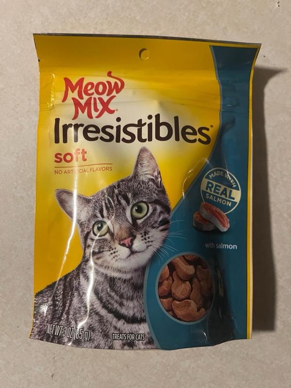 Meow mix 2024 irresistibles soft chicken